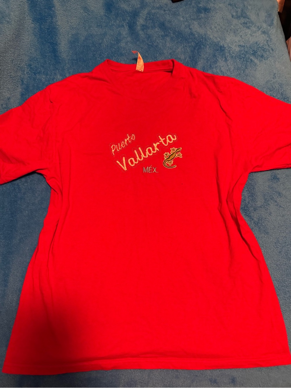 Comfort Colors Red Puerto Vallarta Graphic Tee